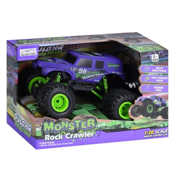 Джип на радіокеруванні "Monster" SL-334A надувні колеса, масштаб 1:20