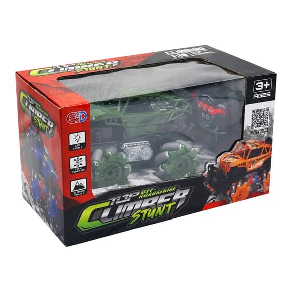 Джип на радиоуправлении ESD668-1C(Green) 16,5 см, световые эффекты, аккумулятор, 1:16