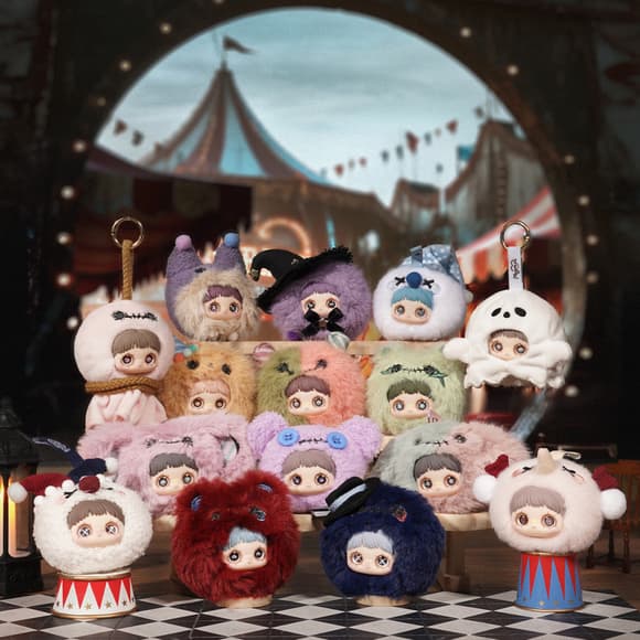 Коллекционная мягкая игрушка с кольцом Безумный цирк Pop Top HC029 Hi TOY "серии MayMei"