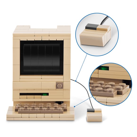 Конструктор в капсуле Компьютер Макинтош MAX 83185AGQ8 серии "Retro" S1