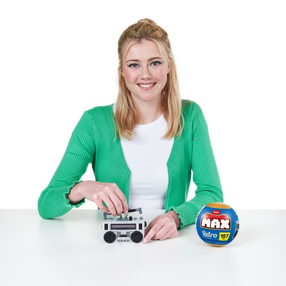 Конструктор у капсулі Касетний магнітофон MAX 83185DGQ8 серії "Retro" S1