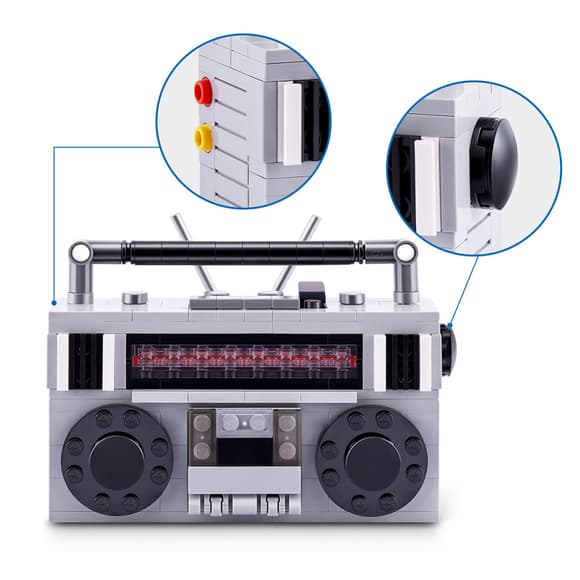Конструктор у капсулі Касетний магнітофон MAX 83185DGQ8 серії "Retro" S1