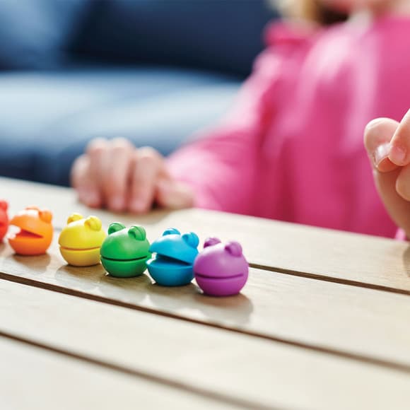 Ігровий набір для навчання рахунку "Веселі жаби Numberblobs" Learning Resources HM94490-UK 120 жабок