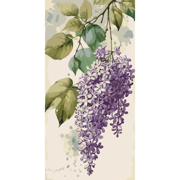 Картина за номерами ""Бузковий шепіт"" 13162-AC 40х80 см