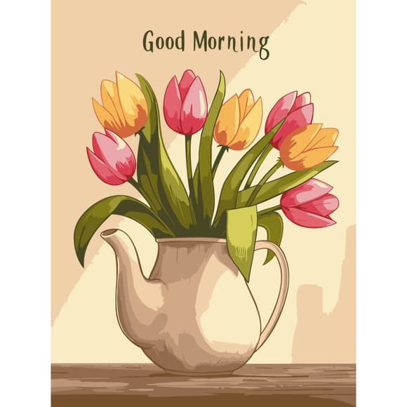 Картина за номерами "Тюльпанове пробудження" 13171-AC 30х40 см