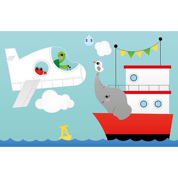 Дитяча книжка "Аплікації наліпками: Машинки" 1655012, 8 сторінок