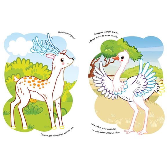 Детская раскраска "Зоопарк" 1657004 стишки, задания, 16 страниц