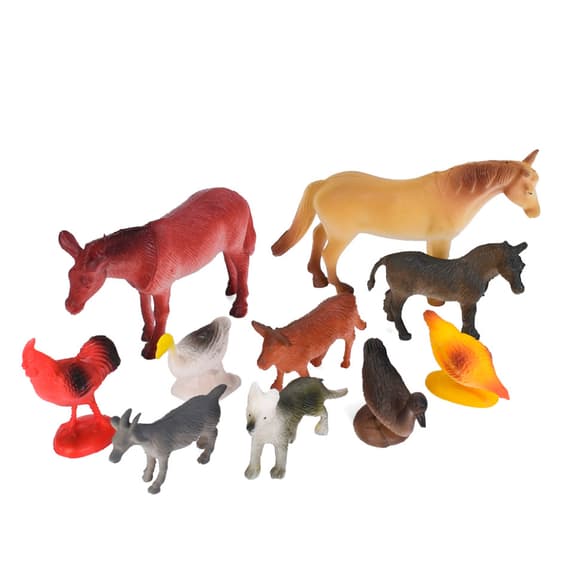 Игровой набор фигурок "Домашние животные" Н641-1, 10 штук в комплекте