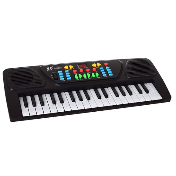 Синтезатор игрушечный MQ-3768D 43 см, 37 клавиш, от USB, микрофон