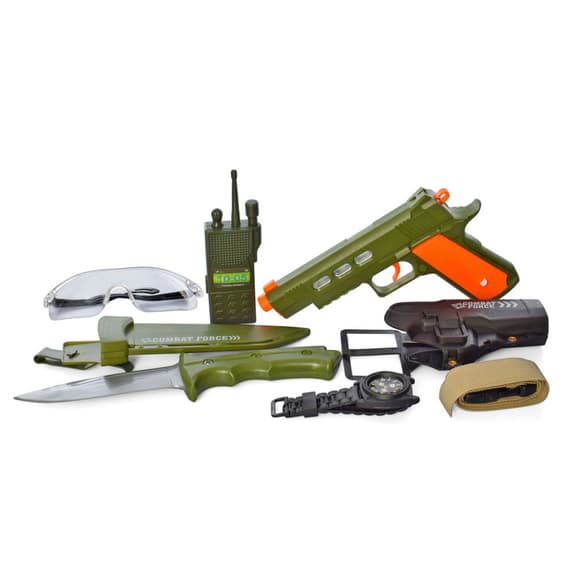 Ігровий набір зі зброєю "Військовий" CH633A окуляри, пістолет, звукові та світлові ефекти