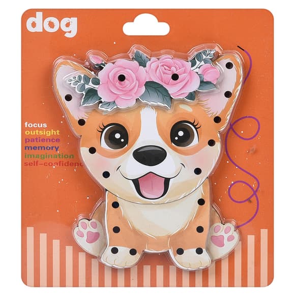 Дерев'яна іграшка-шнурівка "Песик" MD 0769(Dog) від 3 років