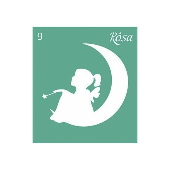 Багаторазовий трафарет 3625109 самоклеючий, №09, 9х10 см, серія "Love"