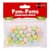 Дек оративные помпоны для творчества 955452 пастельные цвета, акрил, d-10 мм, 30 шт