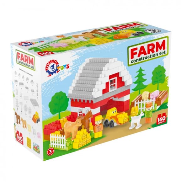 Дитячий ігровий конструктор "Ферма" 0327TXK пластик, 160 деталей