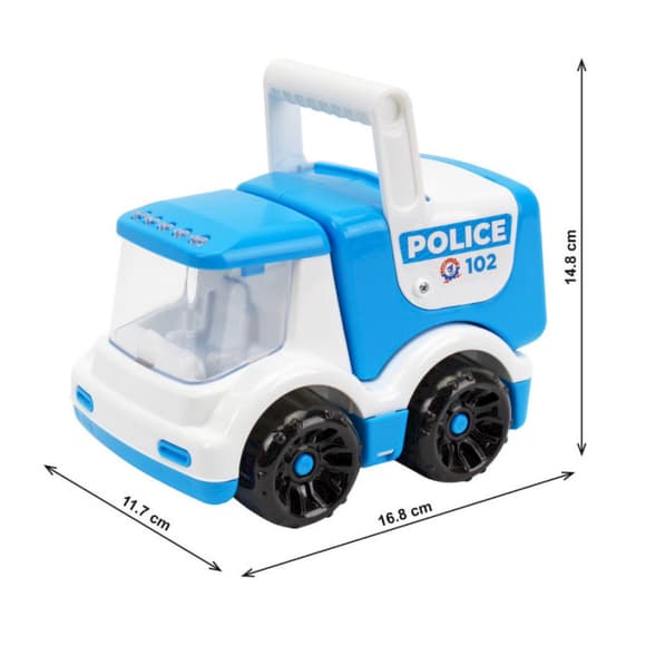 Дитяча машинка "Вантажівка Police" 2178TXK пластик, 17 см