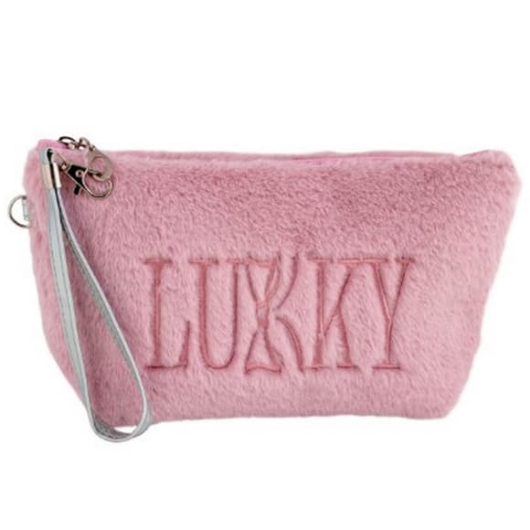 Детская косметичка T21390 плюшевая с логотипом