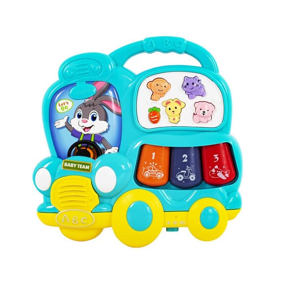 Детская музыкальная игрушка "Веселый автобус" 8633(Blue)