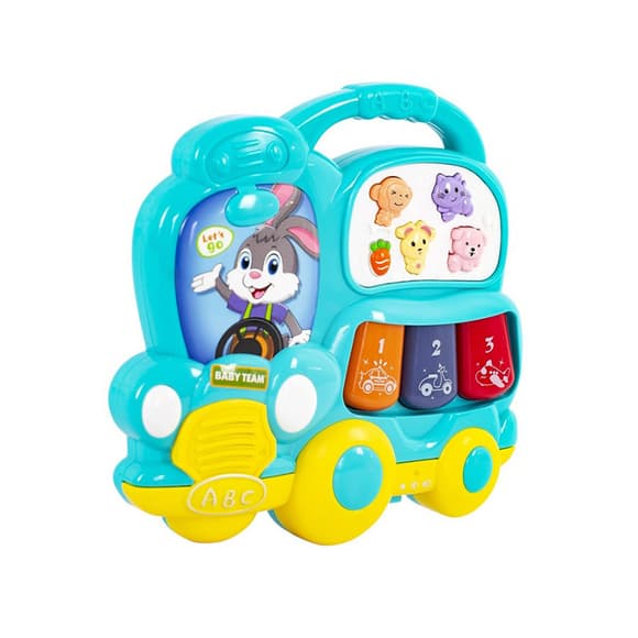Детская музыкальная игрушка "Веселый автобус" 8633(Blue)