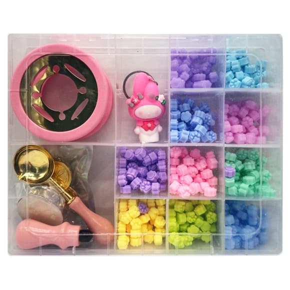 Набор для творчества "Сургучный штамп" C712-5-6, 10 цветов