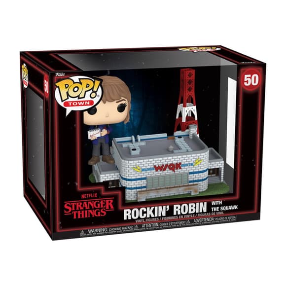 Игровая фигурка FUNKO POP! "Робин с радиостанцией WSQK Town" Funko 86620 серии "Очень страные дела"