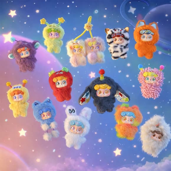 Коллекционная мягкая игрушка с кольцом "Космо-волны" POP TOP JO-2025044 серии "Q.Kid" 