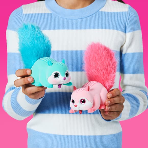 Інтерактивна м'яка іграшка "Білочка" Pets & Robo Alive 9565B, серії PETS ALIVE