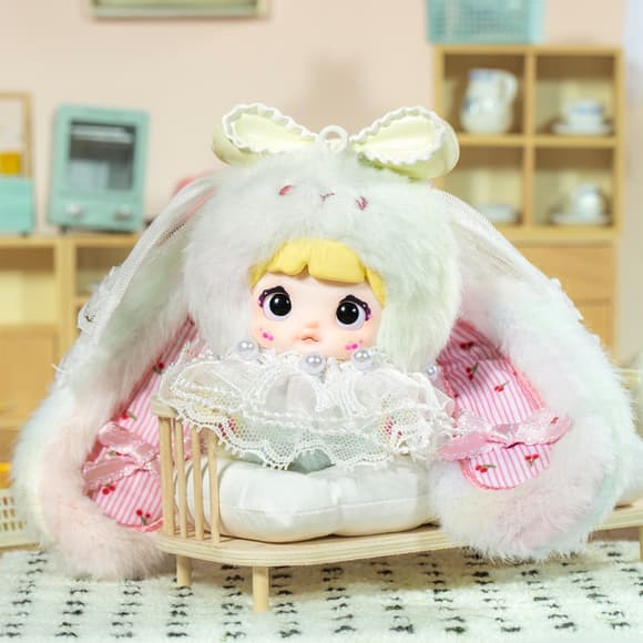 Колекційна м'яка іграшка з кільцем "Зайченята" POP TOP HC023 серії "Nommi"