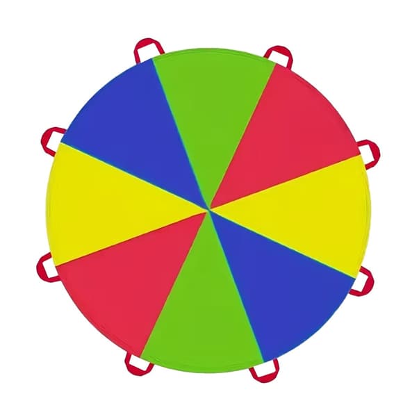 Развивающая игра "Парашют" 108-147 разноцветный 2 метра