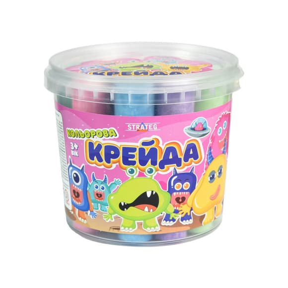 Крейда для малювання на асфальті 50138ST 16 штук, різнокольорова