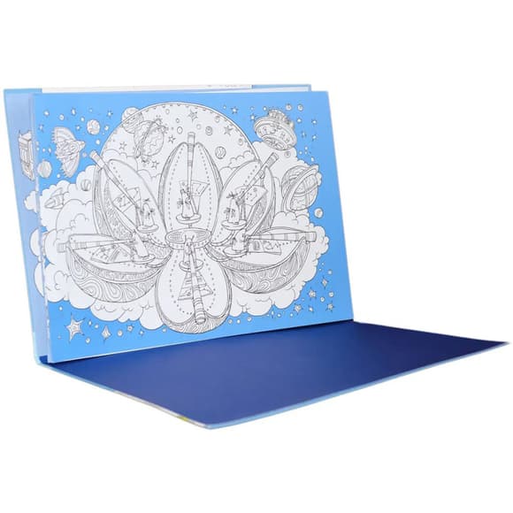 Дитяча розмальовка "Довжеле-е-е-езна подорож: На небі" 784002, довжина 4,5 метра