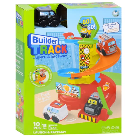 Дитячий ігровий гараж-автотрек 099-1(Black) машинка 7,5 см, 10 деталей