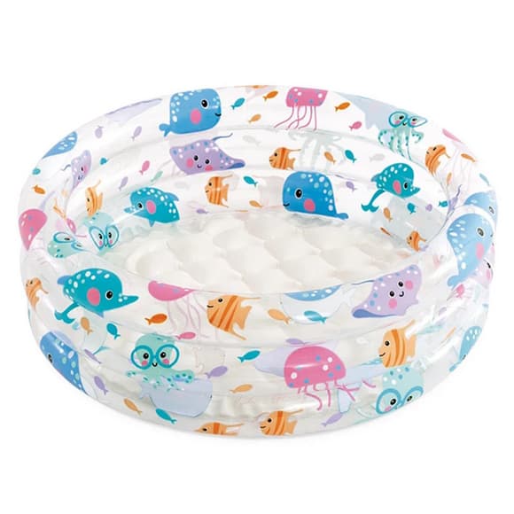 Дитячий надувний басейн "Рибки-1" 57106-4 розмір 61 x 22 см 33 л