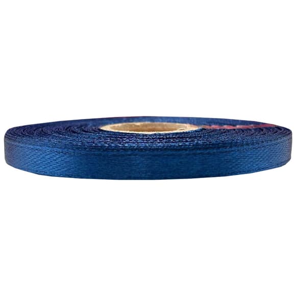 Атласна стрічка для рукоділля АБ-116, 0,6 см x 23 м, сапфіровий