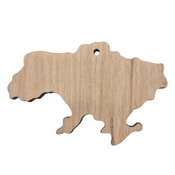 Фігурка для розпису та декорування "Карта України" DFU-95-60, 95×60 мм