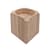 Свічник дерев'яний для свічок-таблеток Candlestick-5, 4,5×4,5×5,5 см