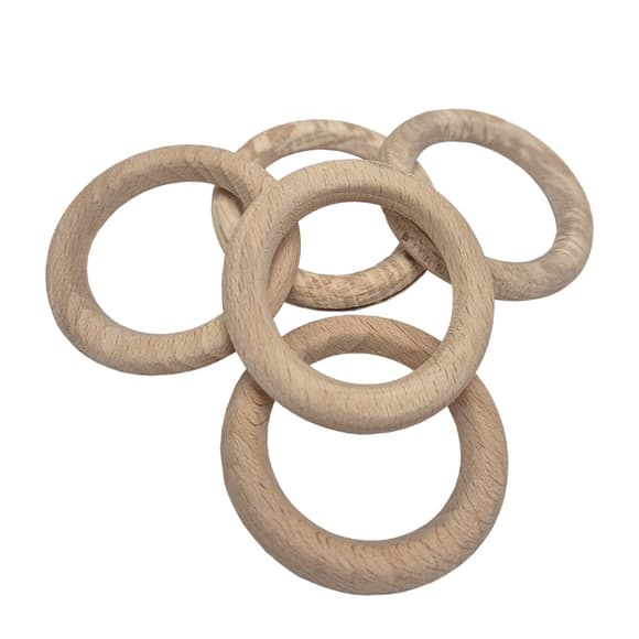 Дерев'яне кільце для декорування DR-5,2-8 діаметр 5,2 см, товщина 8 мм