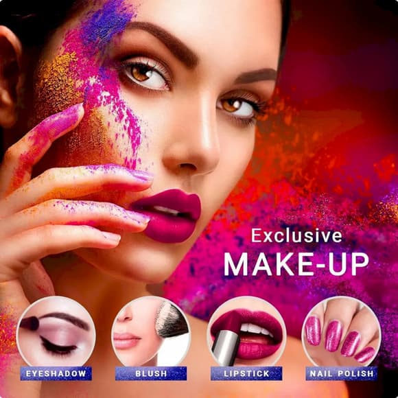 Слюдяний пігментний порошок для творчості MC-005, 50 пакетів по 2,8 грама