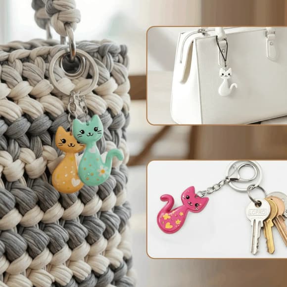 Творчий набір для виготовлення прикрас "Котик" PG-001A із полімерної глини