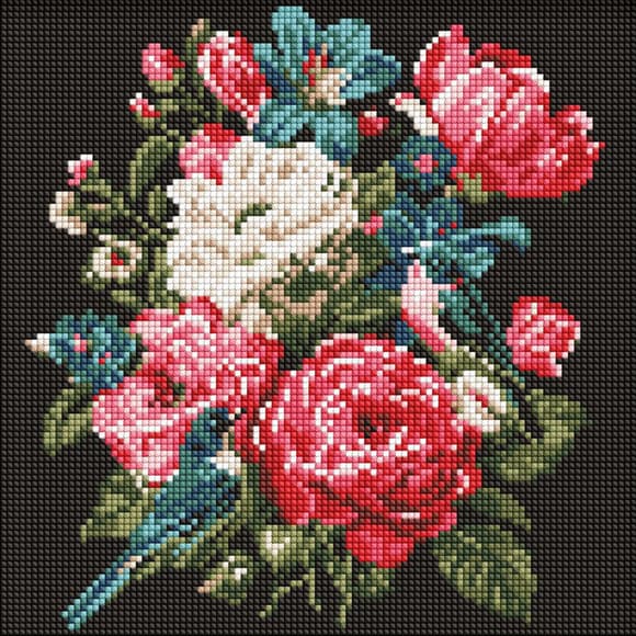А лмазная мозаика "Букет жизни" AMO20082, 30х30 см