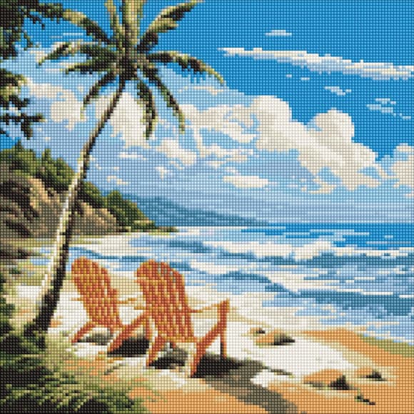 Алмазна мозаїка "Світ для закоханих" AMO7984, 40х40 см