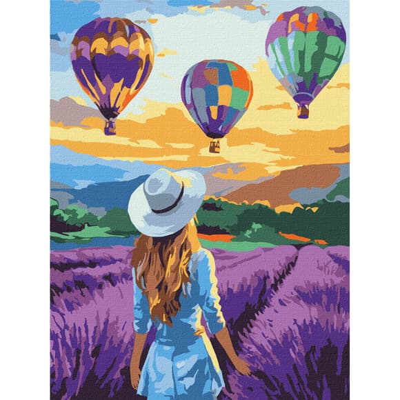 Картина за номерами "Лавандові пригоди" KHO8660, 30x40 см