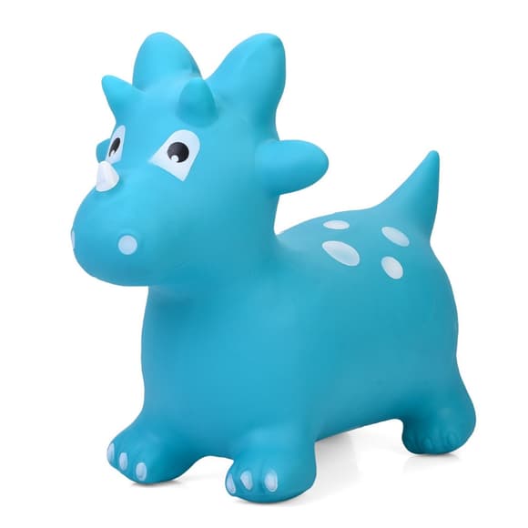 Дитяча іграшка-стрибун "Динозавр" MS 4846(Turquoise) гума, до 20 кг