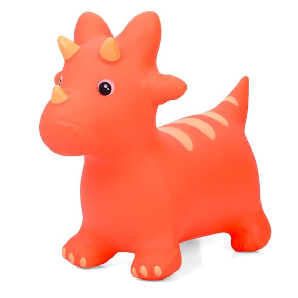 Дитяча іграшка-стрибун "Динозавр" MS 4846(Orange) гума, до 20 кг