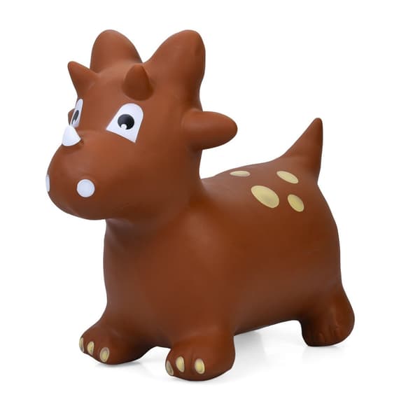 Детская игрушка-прыгун "Динозавр" MS 4846(Brown) резина, до 20 кг