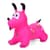 Дитяча іграшка-стрибун "Собачка" MS 4161(Pink) гума, до 20 кг
