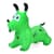 Детская игрушка-прыгун "Собачка" MS 4161(Green) резина, до 20 кг