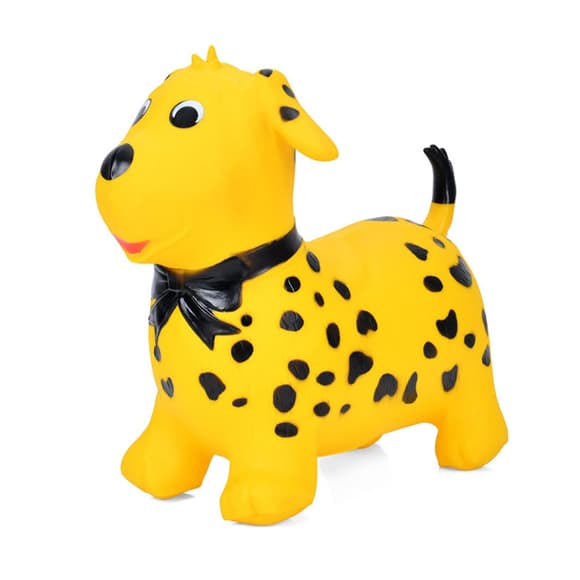 Дитяча іг рашка-стрибун "Цуценя" MS 4160(Yellow) гума, до 20 кг