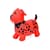 Детская игрушка-прыгун "Щеночек" MS 4160(Red) резина, до 20 кг