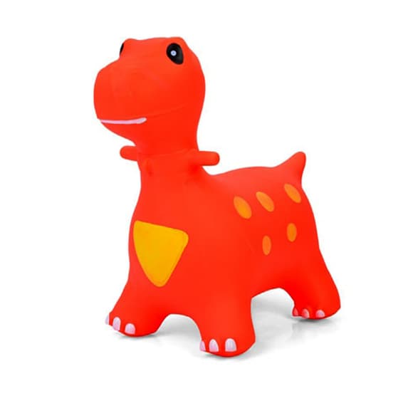 Дитяча іграшка-стрибун "Динозавр" MS 4152-1(Red) гума, до 20 кг