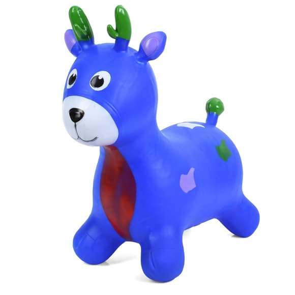 Дитяча  іграшка-стрибун "Оленятко" MS 3259(Blue) гума, до 20 кг